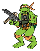 Tmnt // T-Shirt & Sticker Pack Bundle