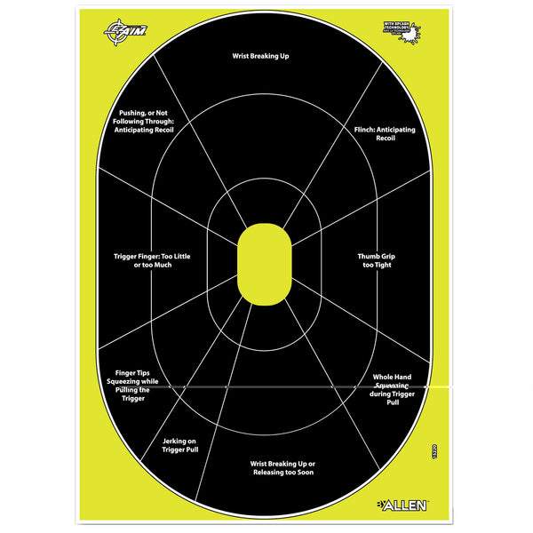 Ez Aim 12"X18" Handgun Trainer 8Pk