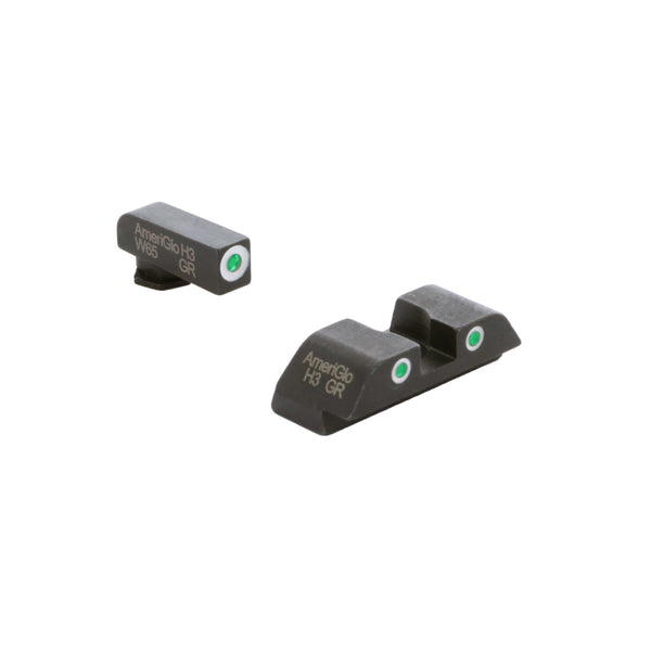 Clsc 3 Dot For Glock White / Green