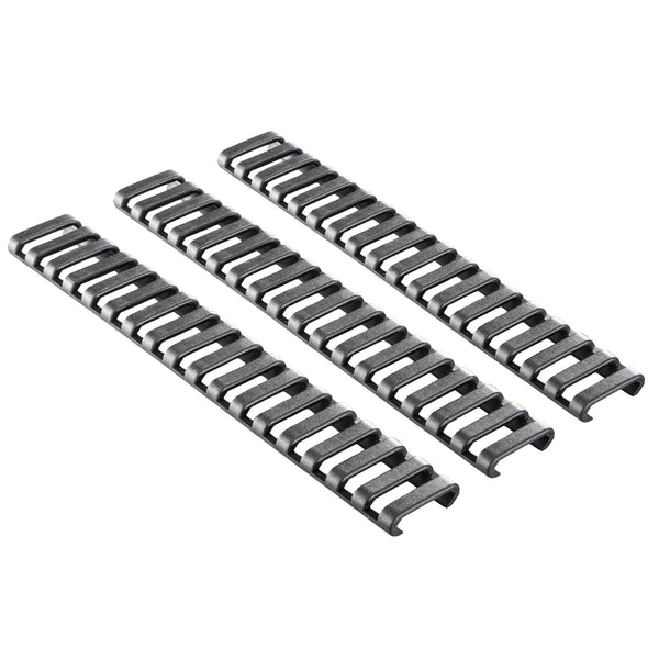 18Slot Lddr Pro Rail Cvr 3Pk Black