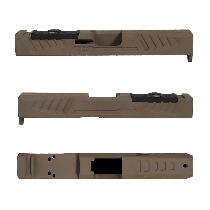 Slide For Glock 19 Gen5 Rmr V5 Flat Dark Earth