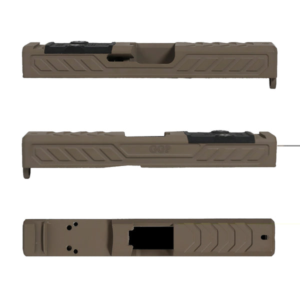 Slide For Glock 19 Gen5 Rmr V5 Flat Dark Earth