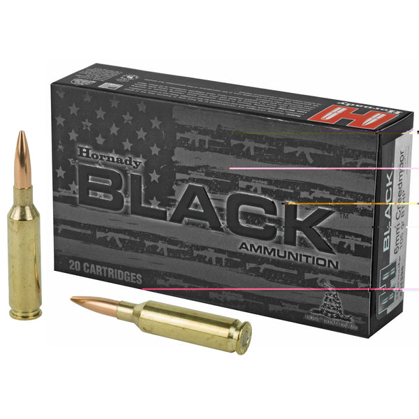 Black 6Mm Crd 105Gr Bthp 20 / 200