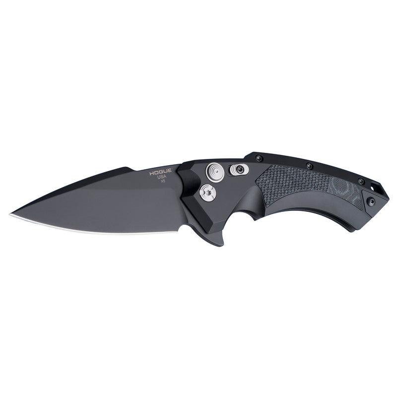 X5 3.5" Spear Point Black / Black G10