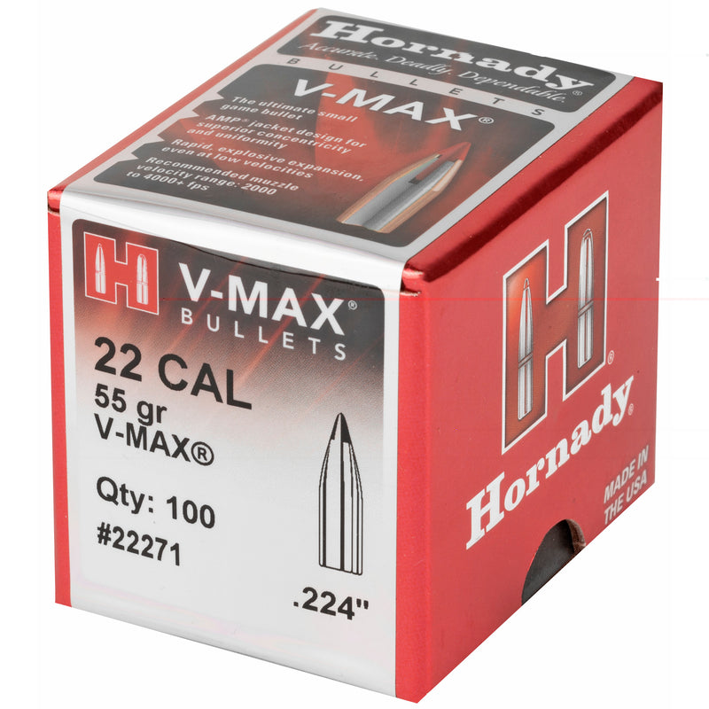 V-Max 22 Cal .224 55Gr 100Ct