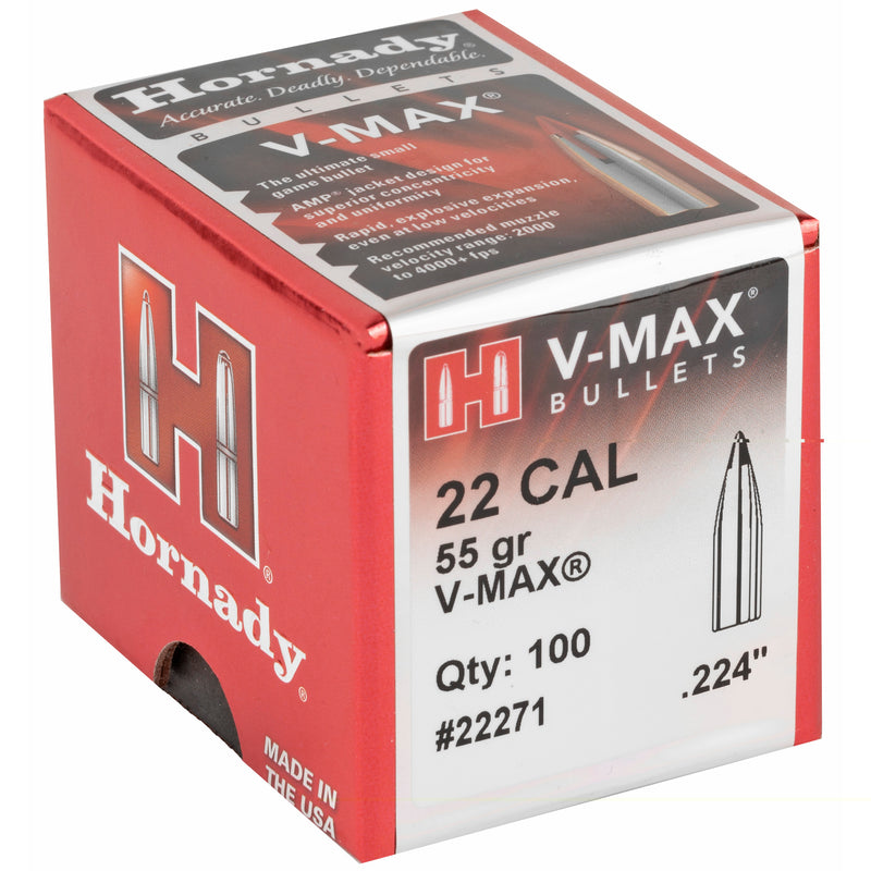 V-Max 22 Cal .224 55Gr 100Ct