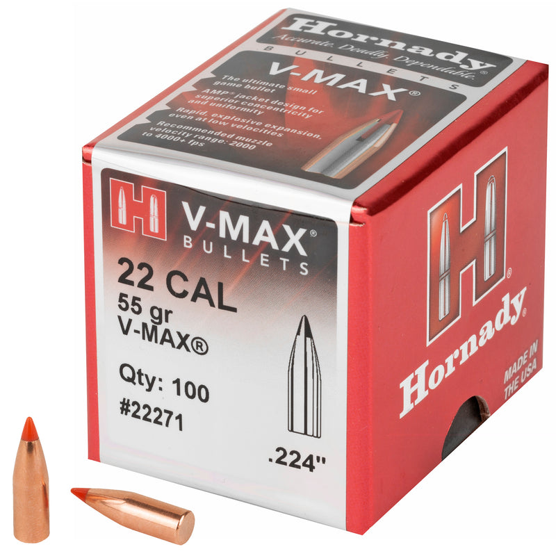 V-Max 22 Cal .224 55Gr 100Ct