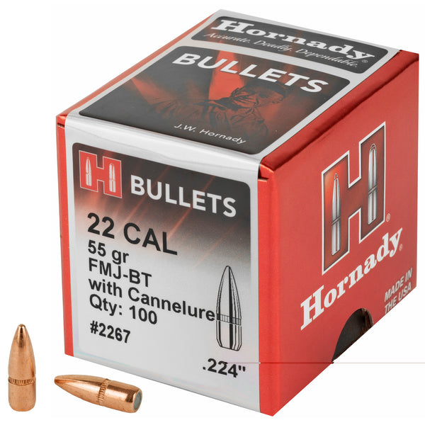 22Cal .224 55Gr W / C 100Ct