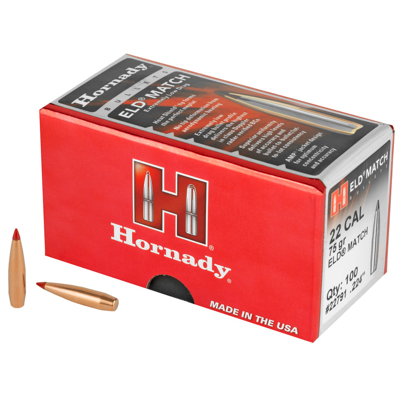 Eld-M 22Cal .224 75Gr 100Ct