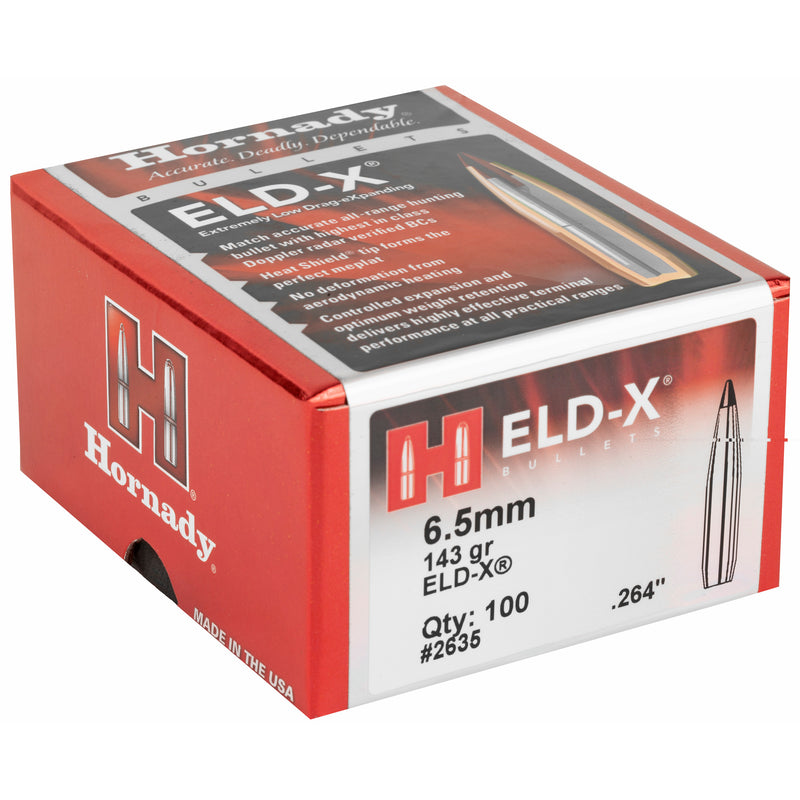 Eld-X 6.5Mm .264 143 Gr 100Ct