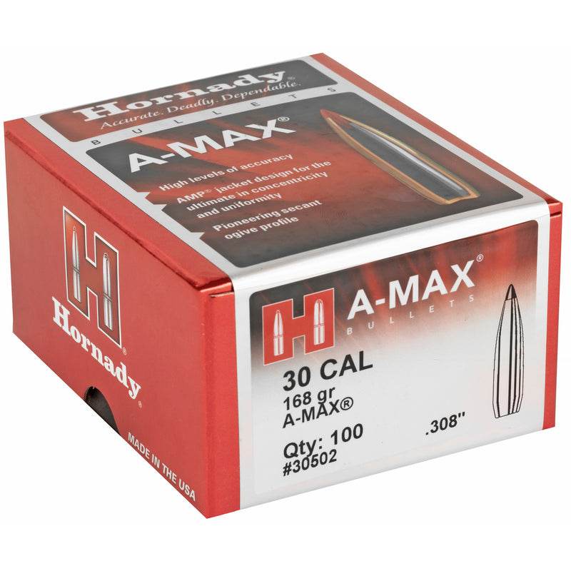 Match A-Max 30Cal 168Gr 100Ct