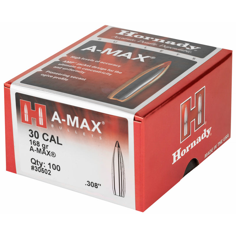 Match A-Max 30Cal 168Gr 100Ct