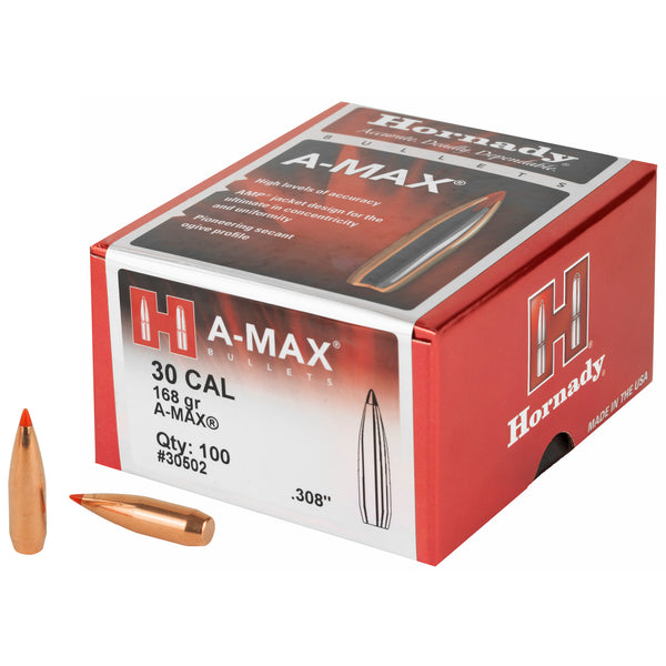 Match A-Max 30Cal 168Gr 100Ct