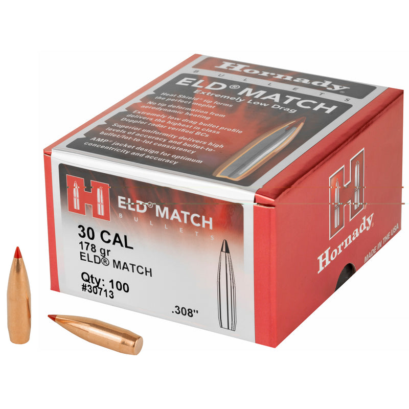 Eld-M 30Cal .308 178Gr 100Ct