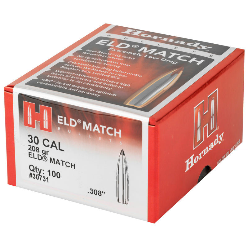 Eld-M 30Cal .308 208Gr 100Ct