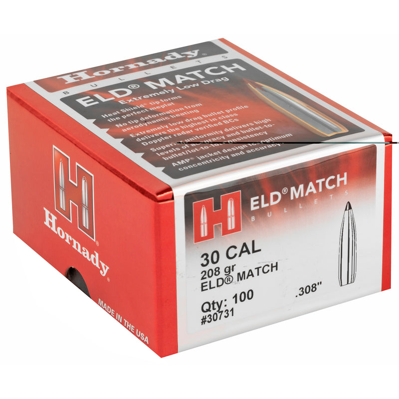 Eld-M 30Cal .308 208Gr 100Ct