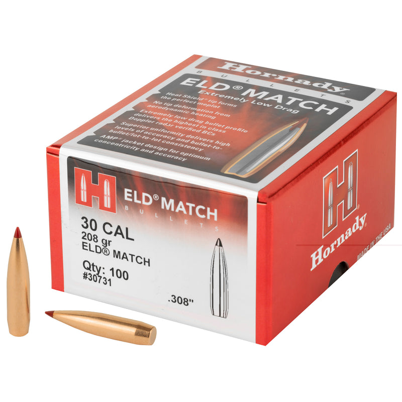 Eld-M 30Cal .308 208Gr 100Ct