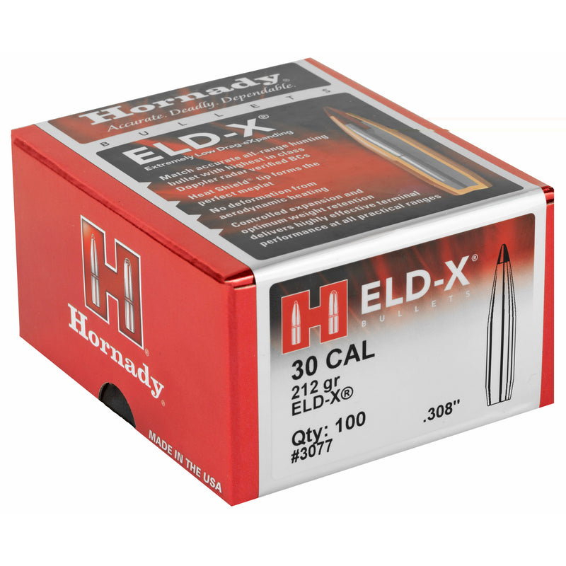 Eld-X 30Cal .308 212Gr 100Ct