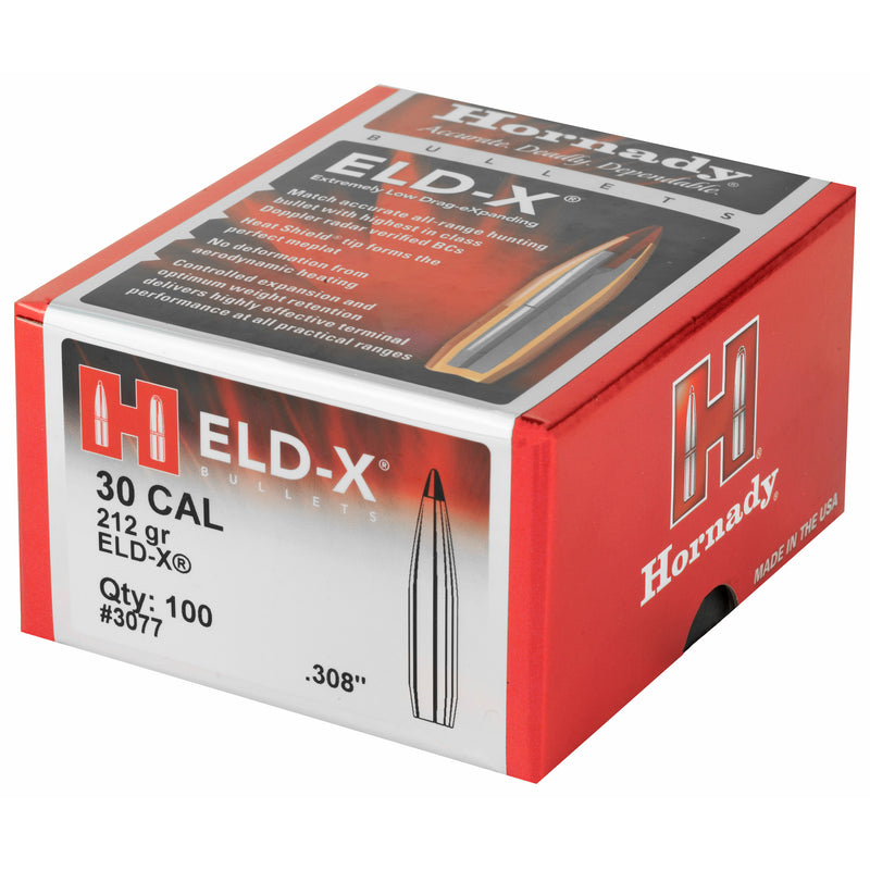 Eld-X 30Cal .308 212Gr 100Ct