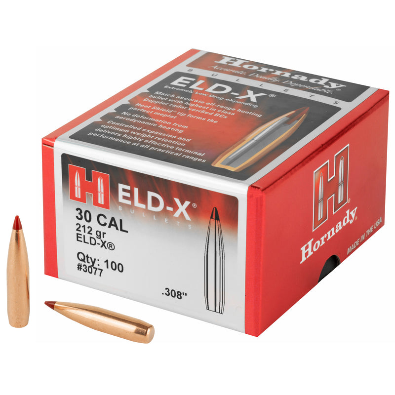 Eld-X 30Cal .308 212Gr 100Ct