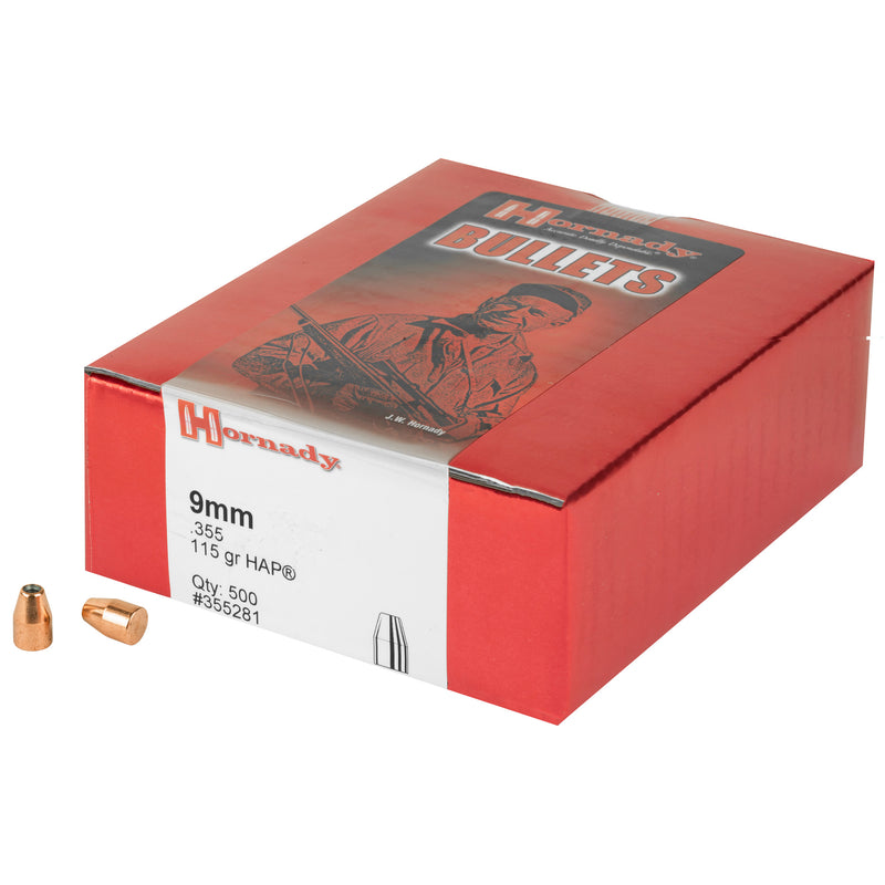 Hap 9Mm .355 115Gr 500Ct