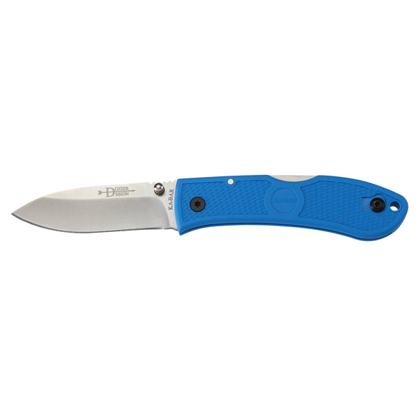 Dozier Folding Knife 3" Plain Blue