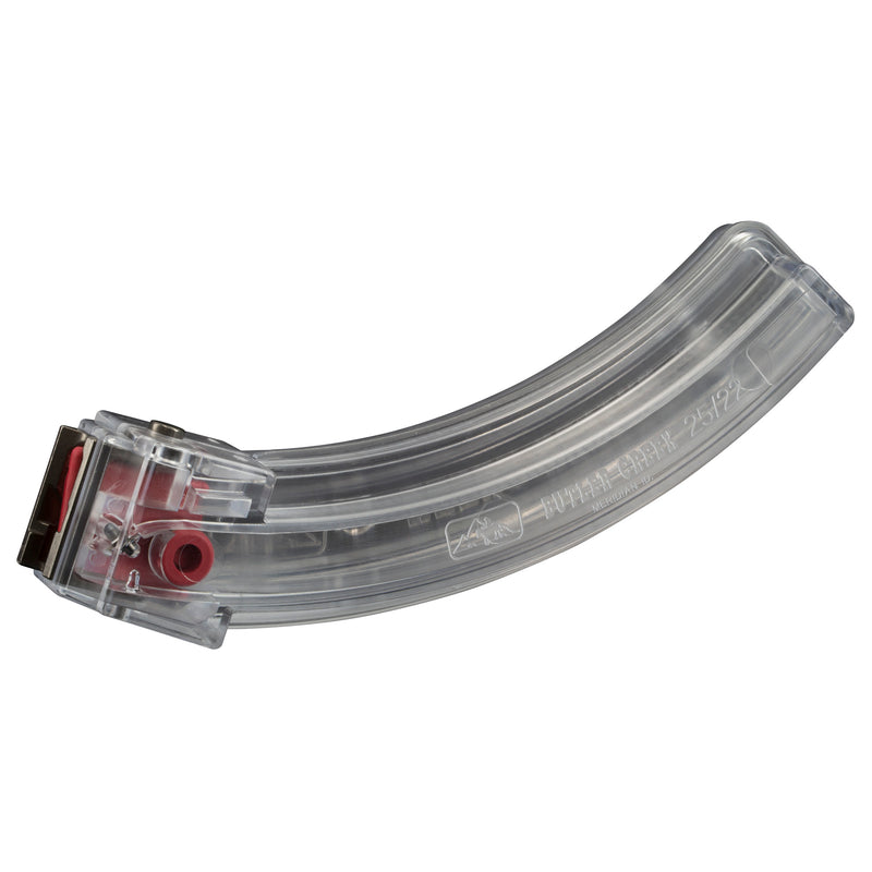 Magazine Btlr Crk 10 / 22 Steel Lip Clear 25 Rounds