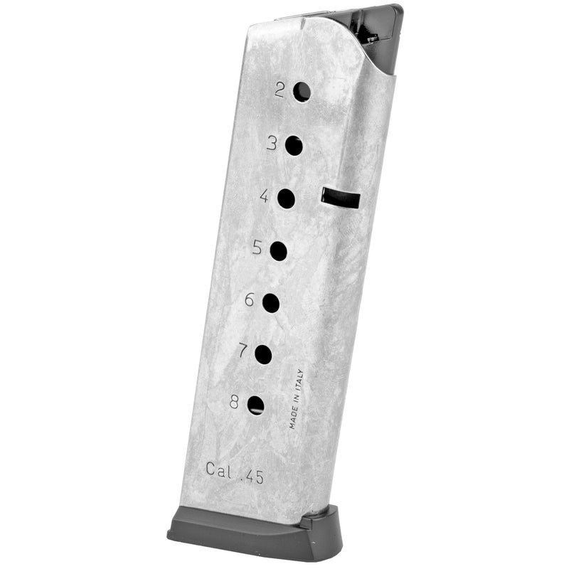 Springfield 1911 Magazine 45acp 8rd Stainless W/pad