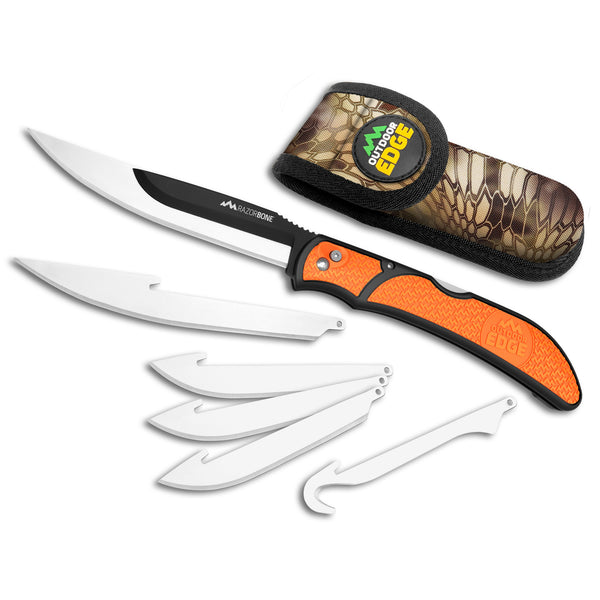 Od Edge Razor-Bone 6 Blade Set Orange