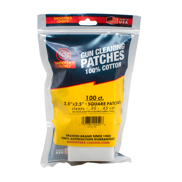 2.5" Sq Cleaning Patches 100Ct