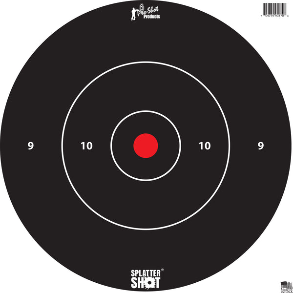 Target 12" White Bullseye 5Pk