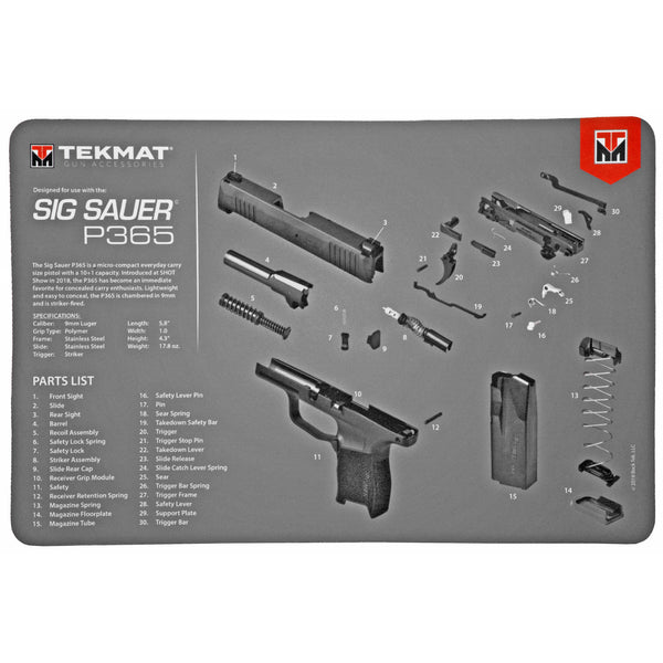 Pistol Mat Sig P365