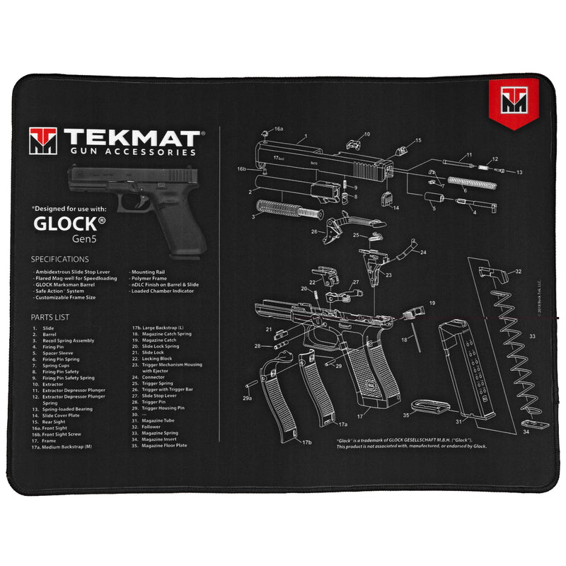 Ultra Pistol Mat For Glock Gen5