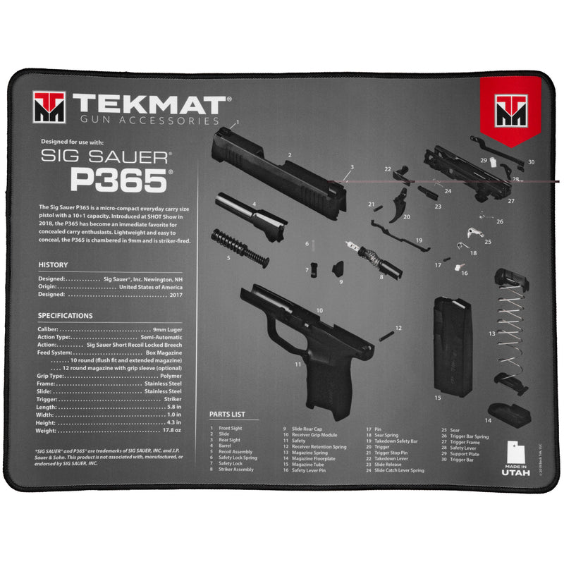 Ultra Pistol Mat Sig P365