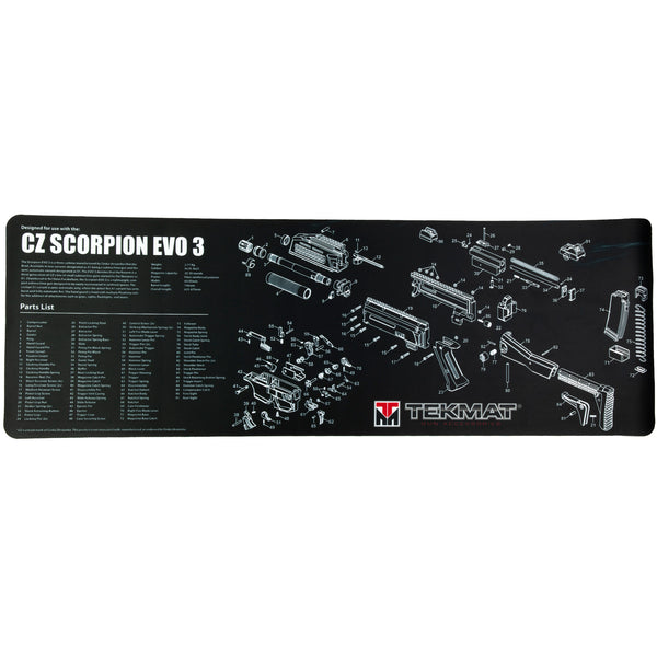 Pistol Mat For Cz Scorpion Black