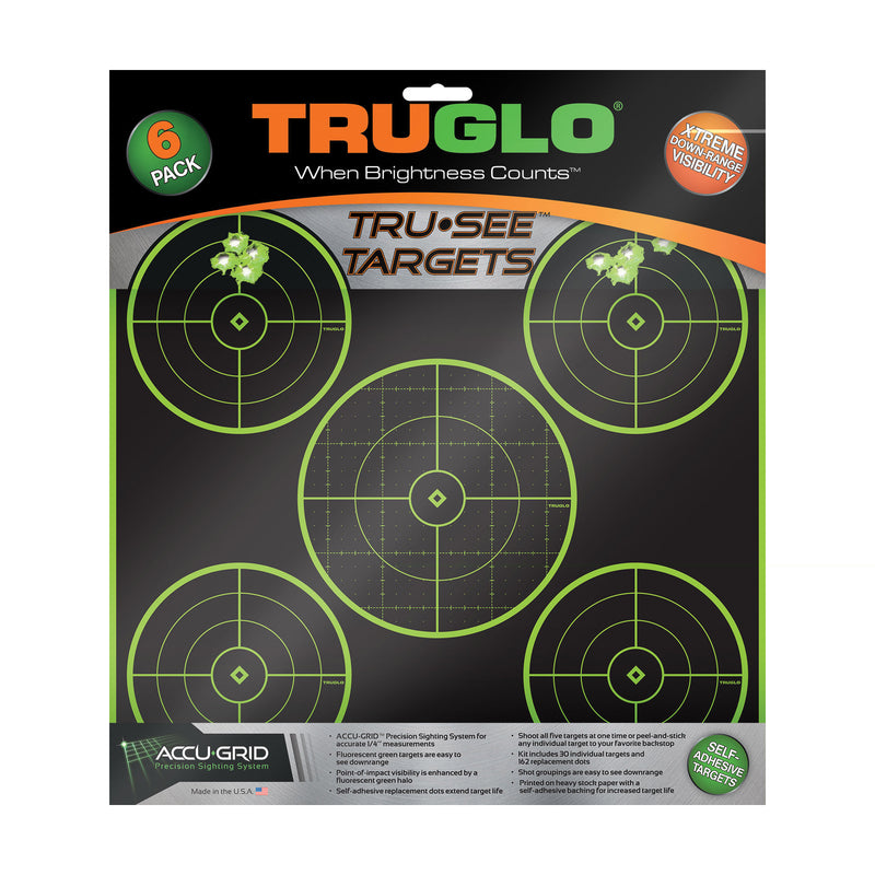 Tru-See 5 Bull Target 12X12 6Pk