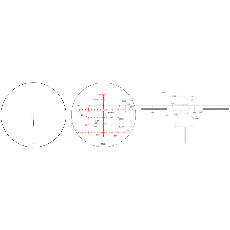 Trijicon Credo 2-10x36 Ffp Moa Red