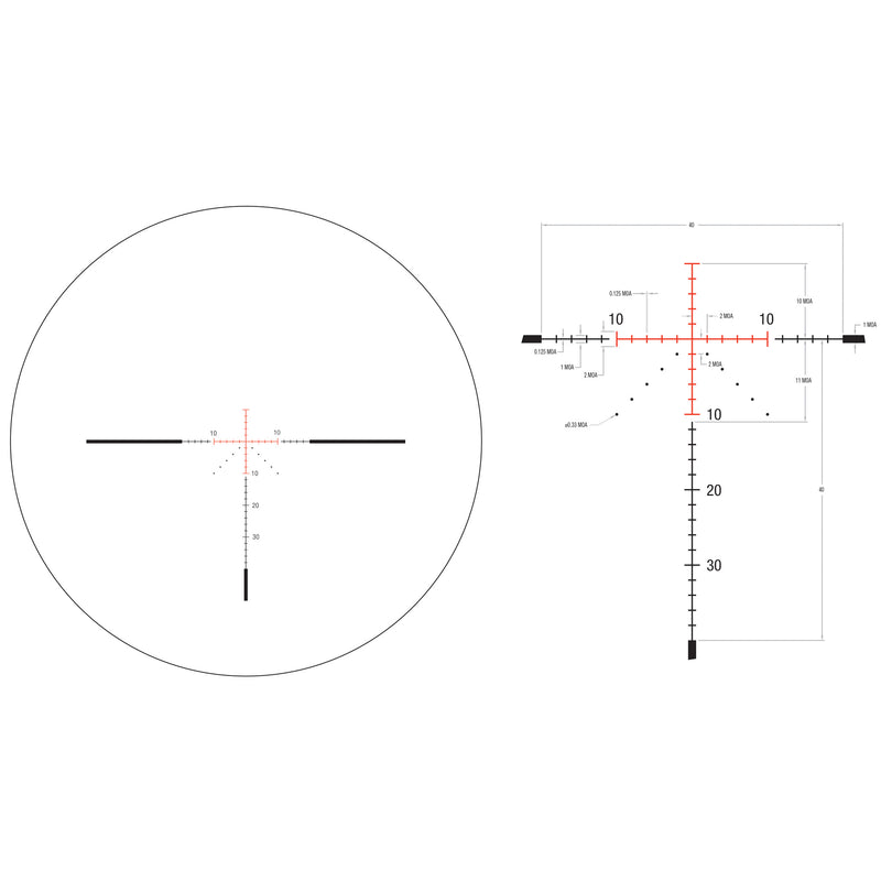 Trijicon Credo 3-9x40 Sfp Moa Red