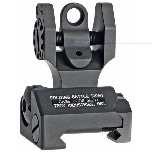 Troy Fldng Rear Battle Sight Blk