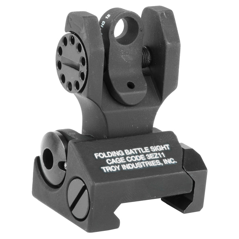 Troy Fldng Rear Tritium Sight Black