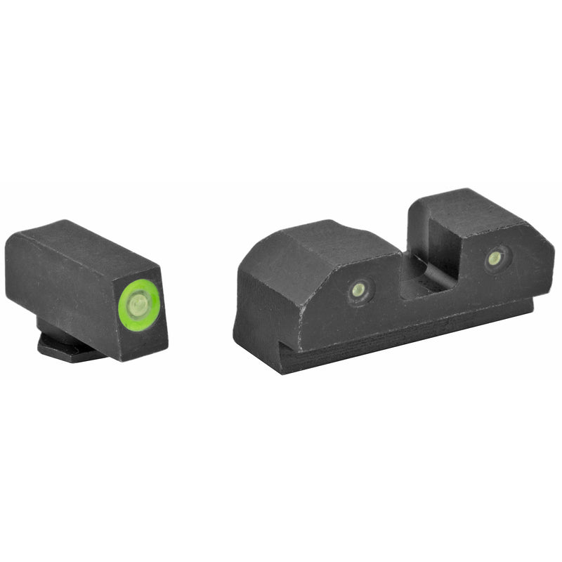 X Small R3D Sight For Glock Small Frame Green